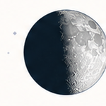 First quarter moon